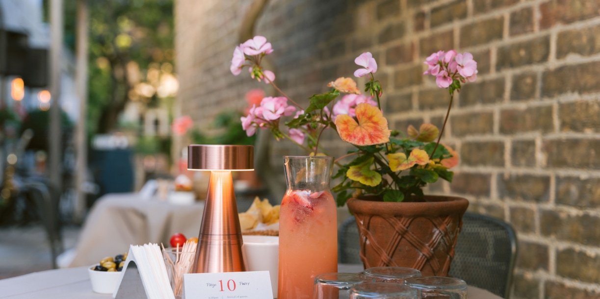 dsc (36) - 2022 - Gees Restaurant & Bar - Oxford - High Res - Mogford Prize Party Secret Garden Table Setup
